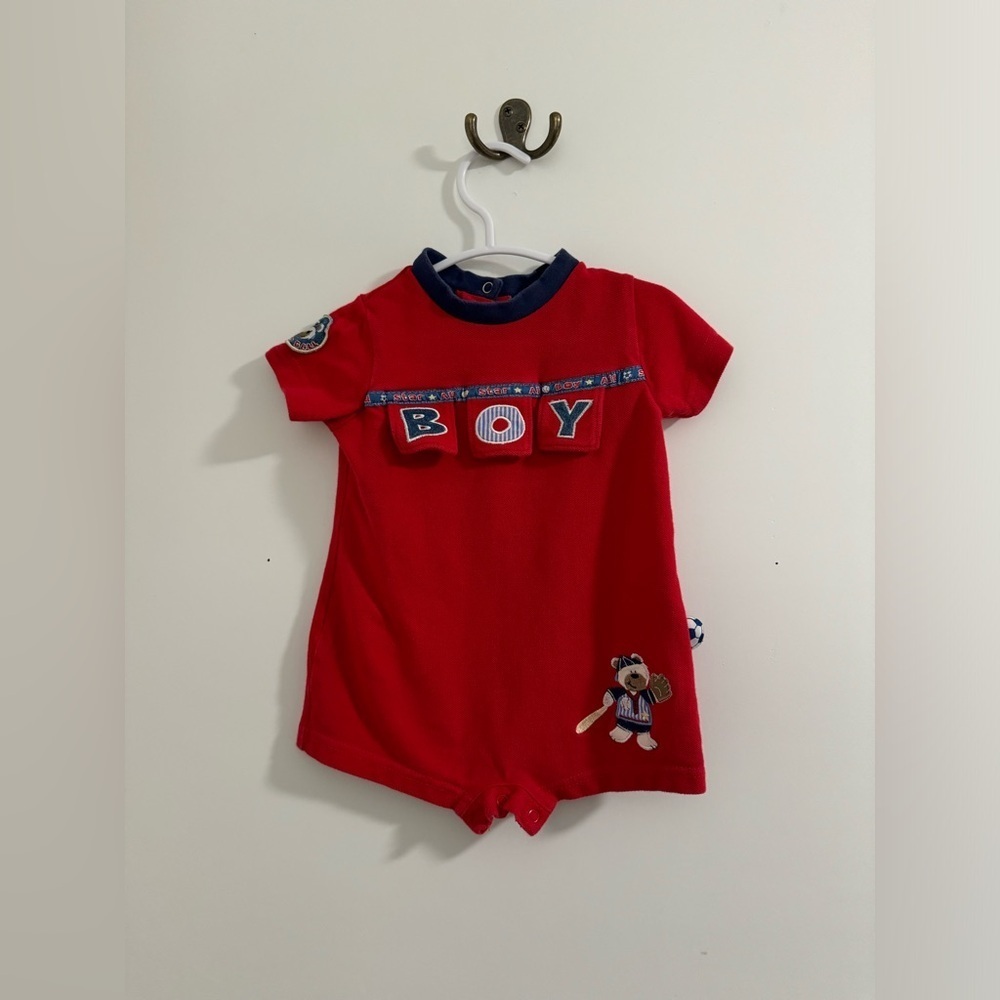 Boy’s sporty one piece (likely early 2000s)